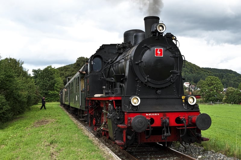 Steam Engine Locomotive